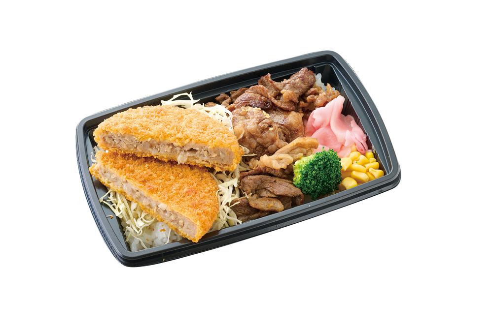 焼肉＆メンチカツ弁当