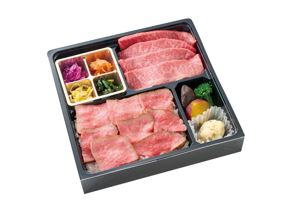 ローストビーフ＆和牛カルビ弁当